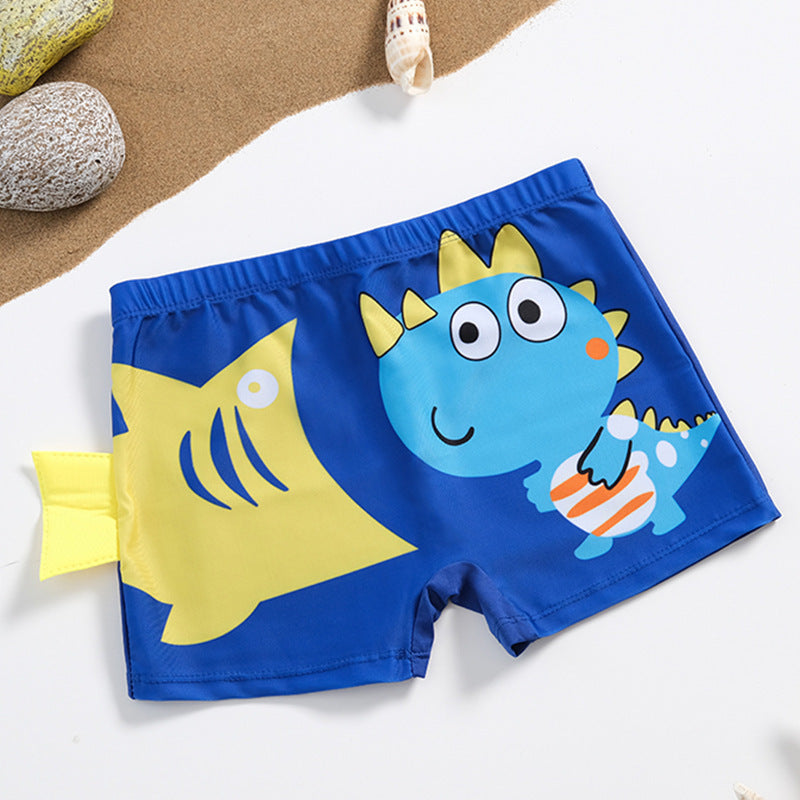 Jack Swimsuit Cute Cartoon Big Children Print Shorts