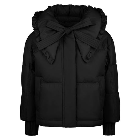 Carter Girls Black Bow Collar Jacket