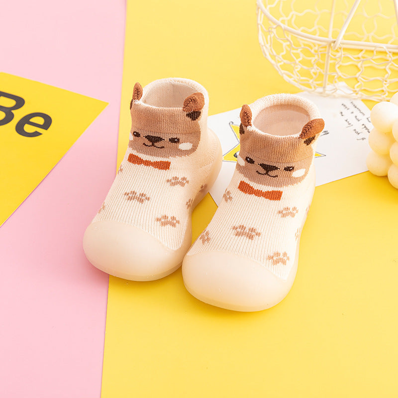 Manny New Children's Socks Baby Toddler Soft-soled Floor Shoes