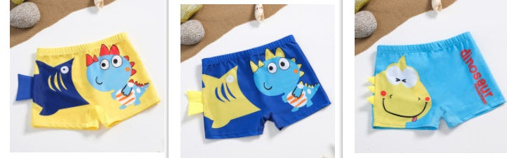 Jack Swimsuit Cute Cartoon Big Children Print Shorts