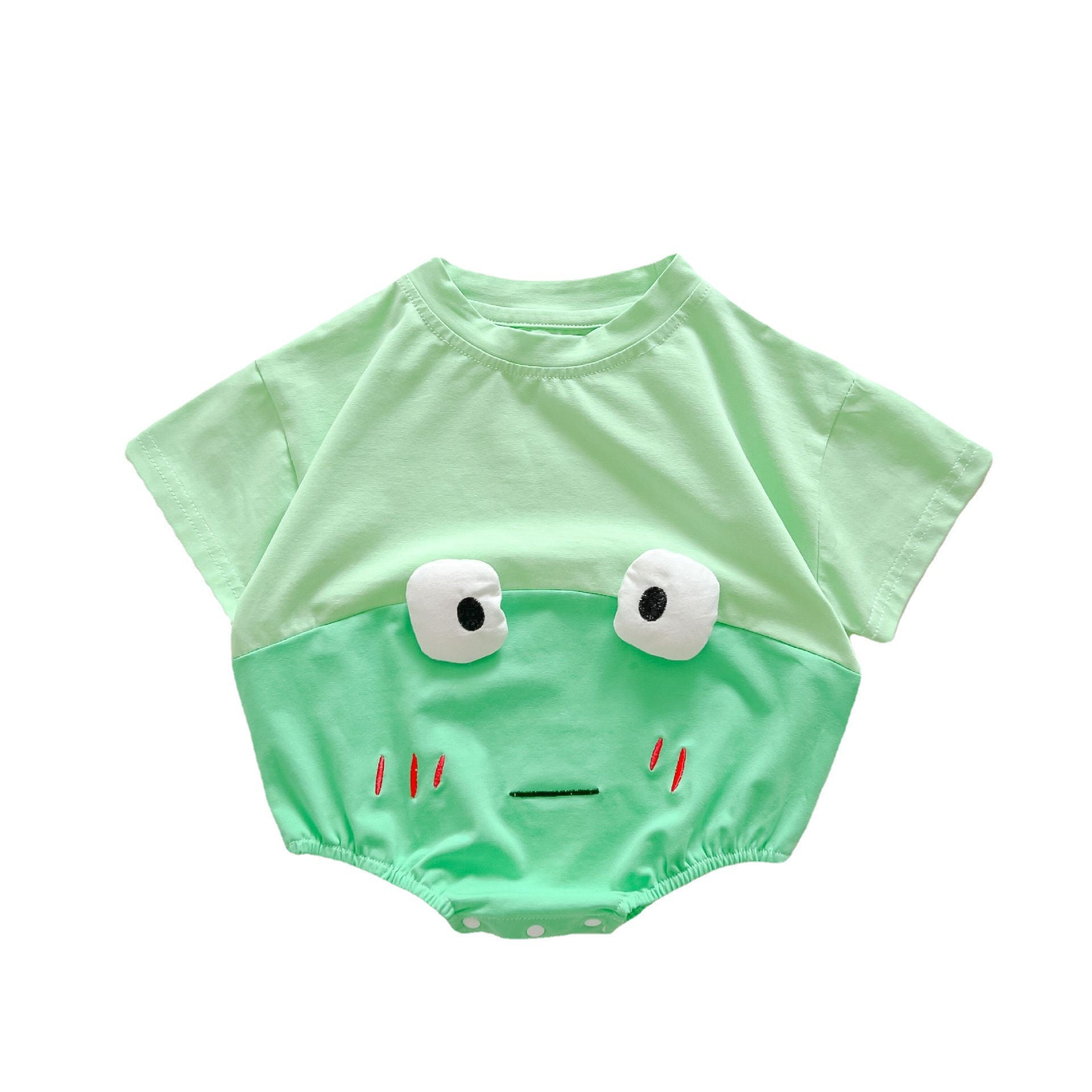 Brianna Baby Frog Cotton Triangle Rompers - GuGuTon baby store - Baby Fashion - Toddlers Outfits - Babies Outfits - Toddler Clothes - Kids Clothing - Newborn Clothes - Newborn Wear - Kids Wear - Trending Clothes - Trending Outfits - Fall Fashion - Winter Fashion - Girls Clothes - Boys Clothes - Babies Wear - Kids Accessories - KidsWear - Summer Clothes - Summer Fashion - Summer Trend - Falls Sweaters - Tops - Bottom - Jeans - Blouse - Dresses - Newborn Dresses - Toys