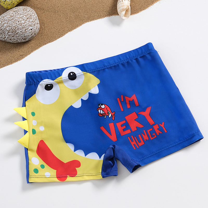 Jack Swimsuit Cute Cartoon Big Children Print Shorts