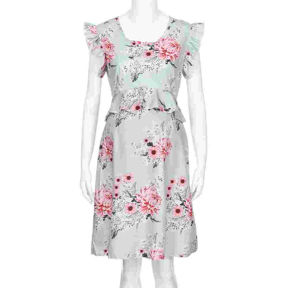 Gaudy Casual Flower Print Sleeveless Maternity Dress