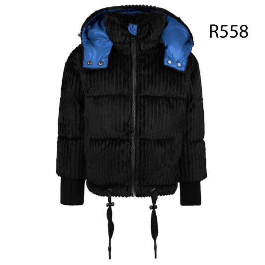 Jameson Raygo Black/Blue Corduroy Jacket