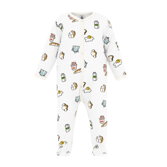 Ezekiel Petit Bateau - Breakfast Print Baby Romper