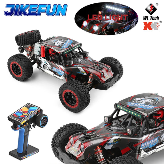 WLtoys 1/12 124028 RC Car 60KM/H High Speed 4WD Brushless Remote Control Vehicle 4x4 Off-road Crawler Model Toys for Adults