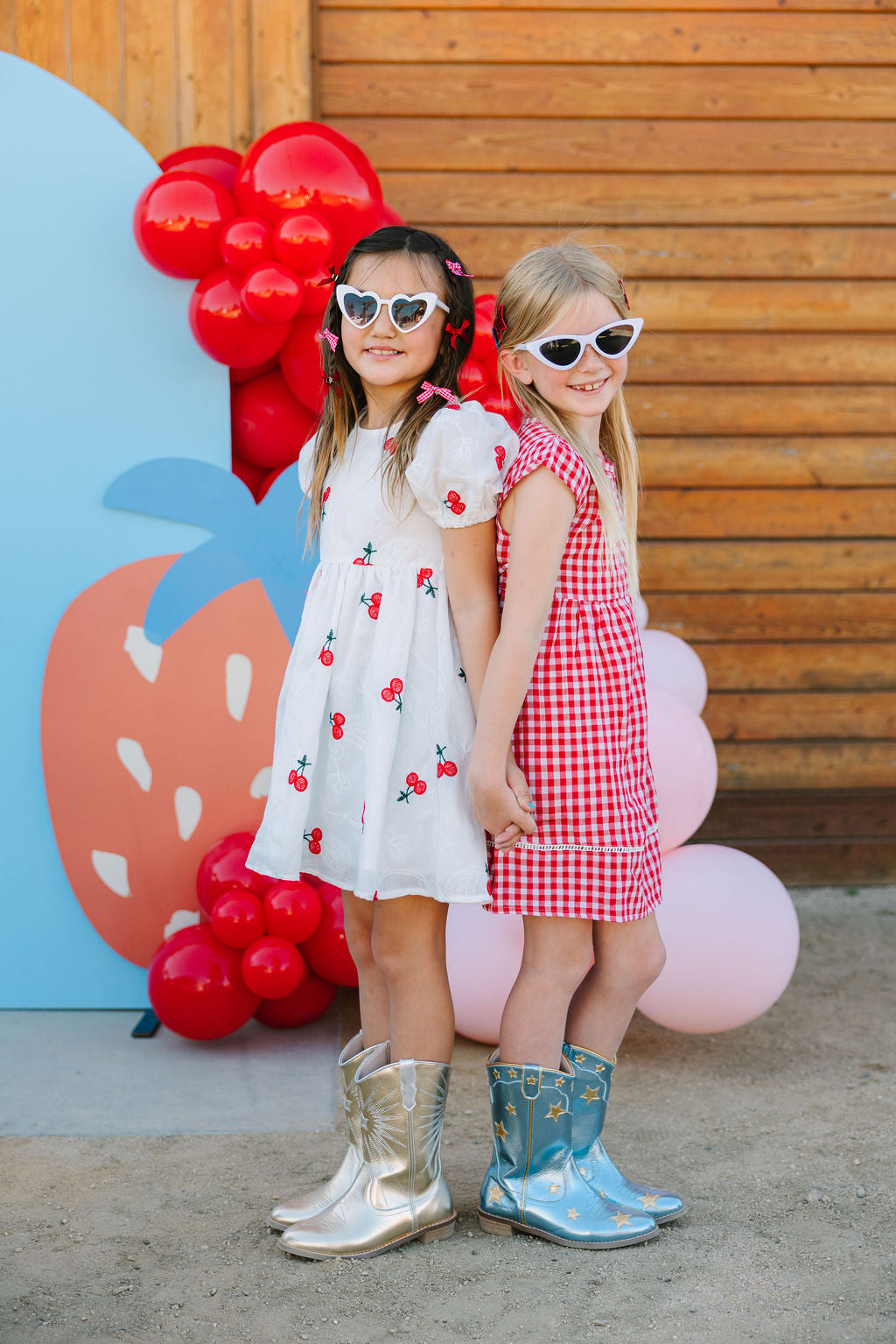 Wild Cherry Puff Dress