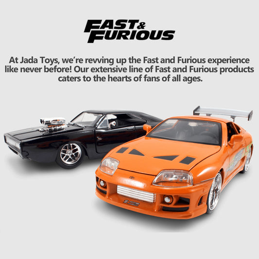 JADA 1:32 Diecast Alloy Car Model Fast Furious Jurassic Back Future Metal Toy
