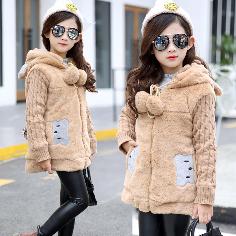 Bernie Clothing Faux Fur Fleece Coat Warm Jacket Xmas Snowsuit Outerwear