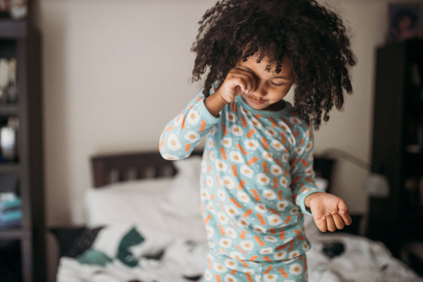 Baron Long Sleeve Pajama Set - Bacon & Eggs Haze