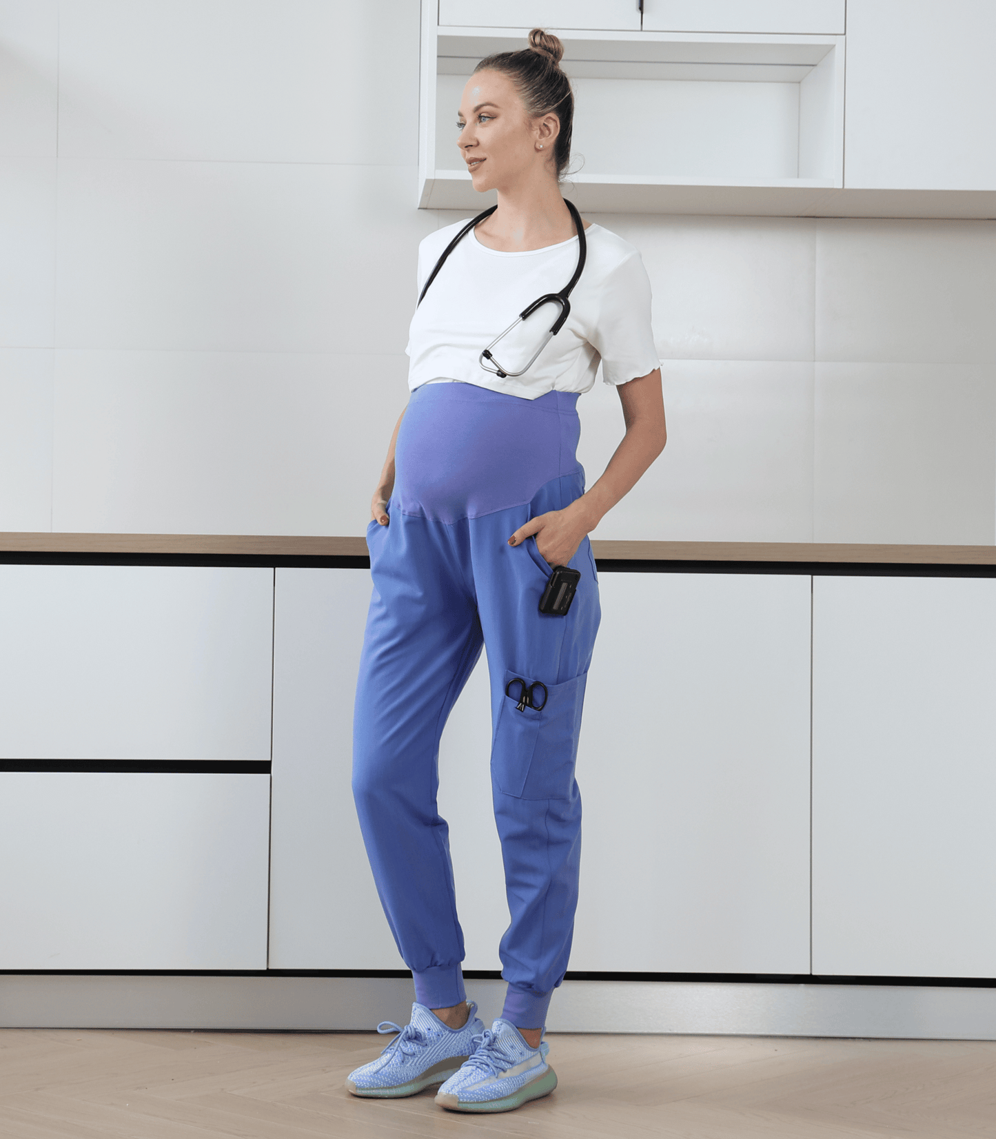 Yojairis Mae Maternity Scrub Jogger Pants