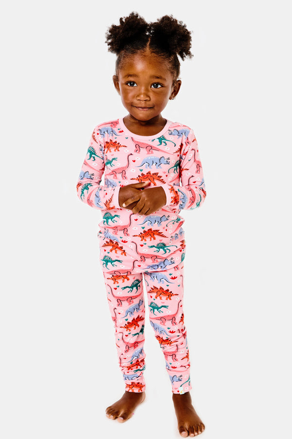 Declanie Long Sleeve Pajama Set - Dinosaur Garden - GuGuTon baby store - Baby Fashion - Toddlers Outfits - Babies Outfits - Toddler Clothes - Kids Clothing - Newborn Clothes - Newborn Wear - Kids Wear - Trending Clothes - Trending Outfits - Fall Fashion - Winter Fashion - Girls Clothes - Boys Clothes - Babies Wear - Kids Accessories - KidsWear - Summer Clothes - Summer Fashion - Summer Trend - Falls Sweaters - Tops - Bottom - Jeans - Blouse - Dresses - Newborn Dresses - Toys