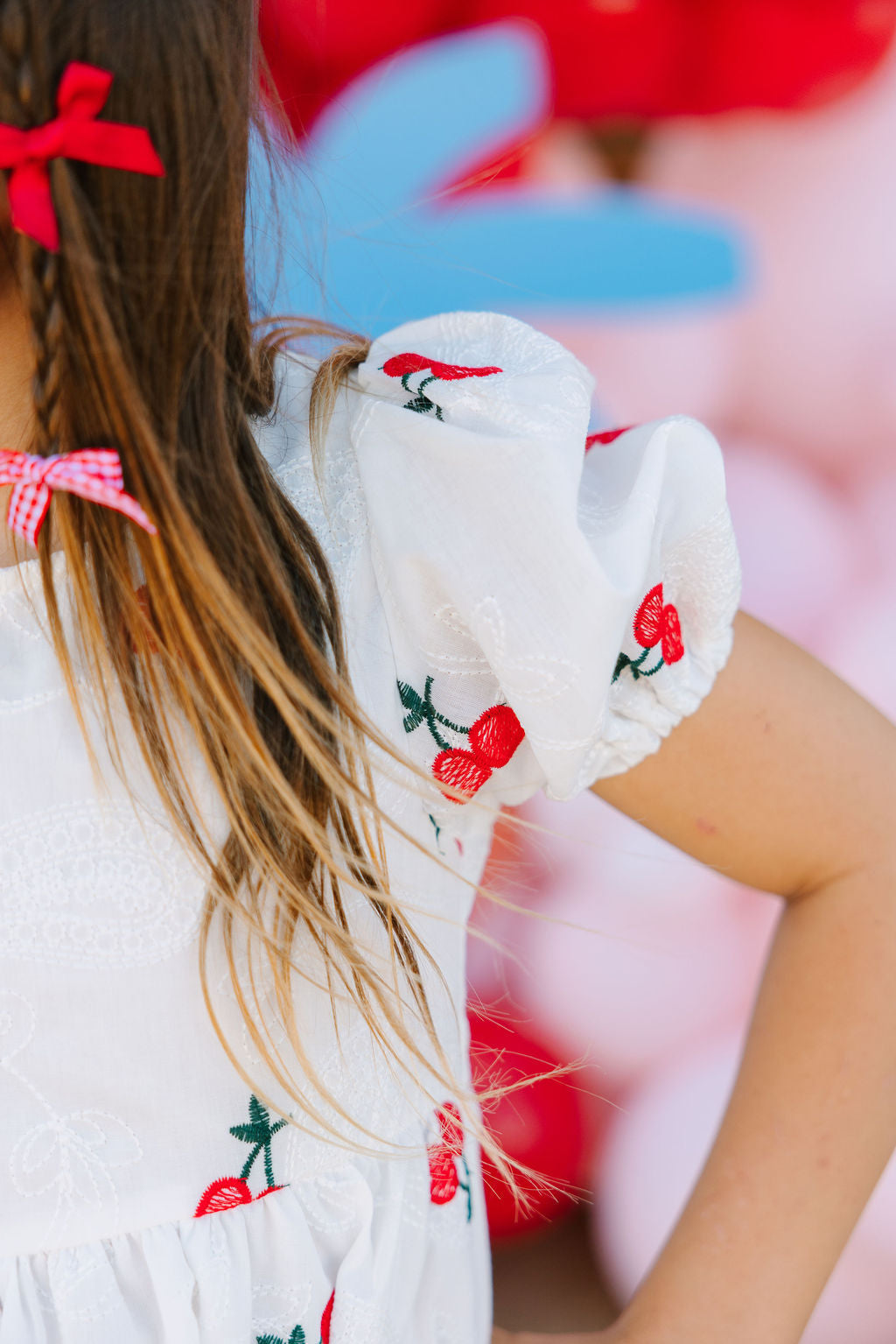 Wild Cherry Puff Dress