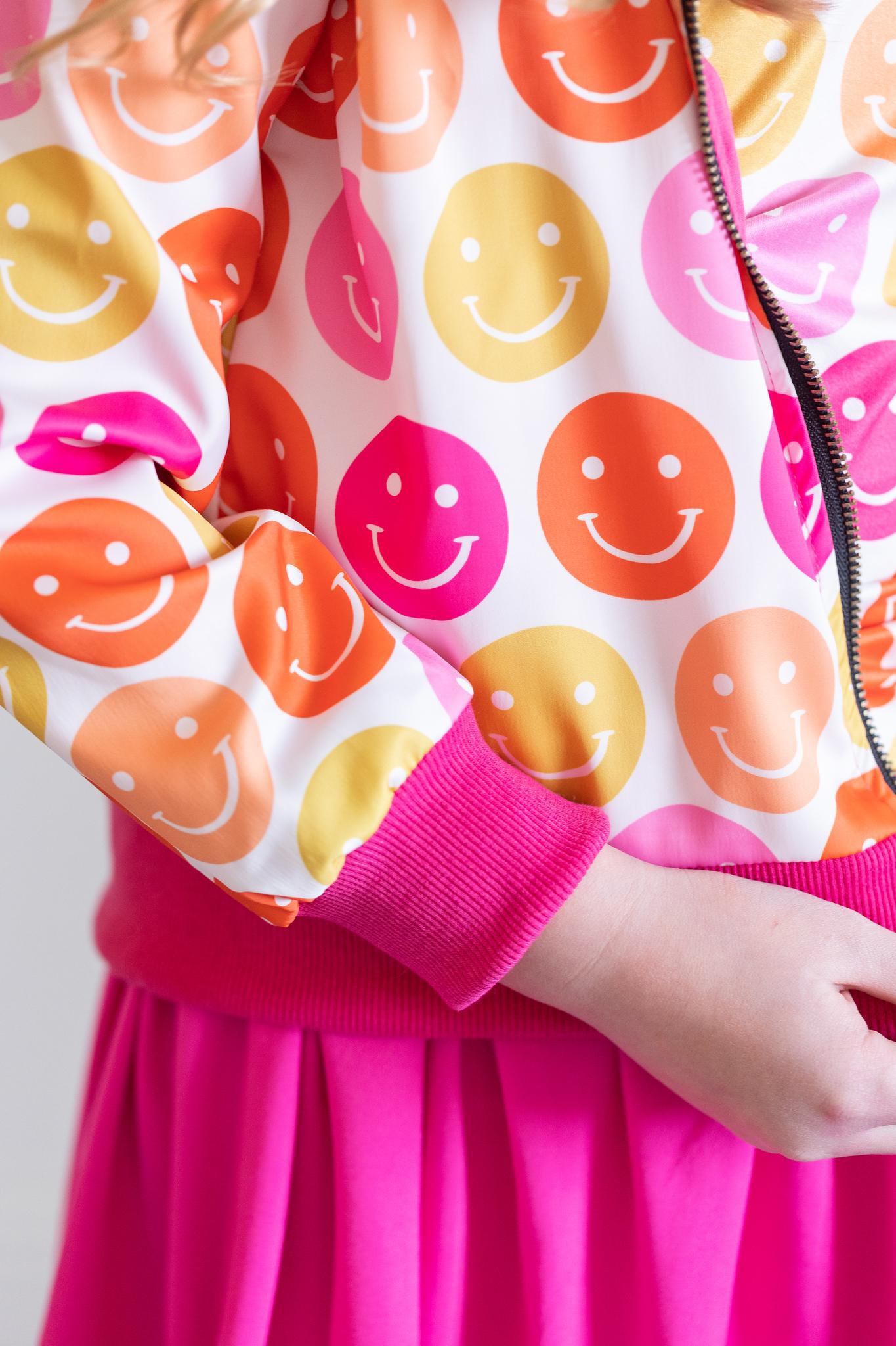 Selia Don't Worry, Be Hippy Satin Jacket