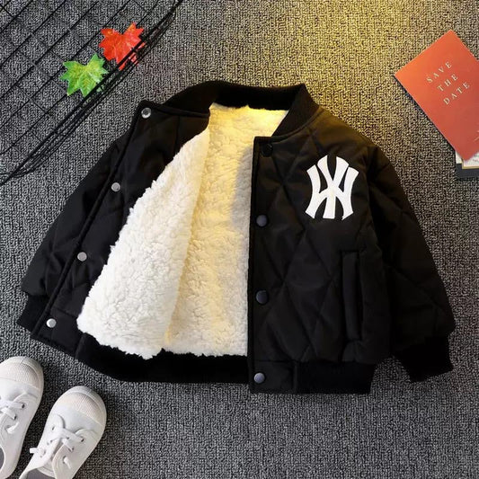 AURORE LUXURE -BOYS WINTER BASEBALL JACKET