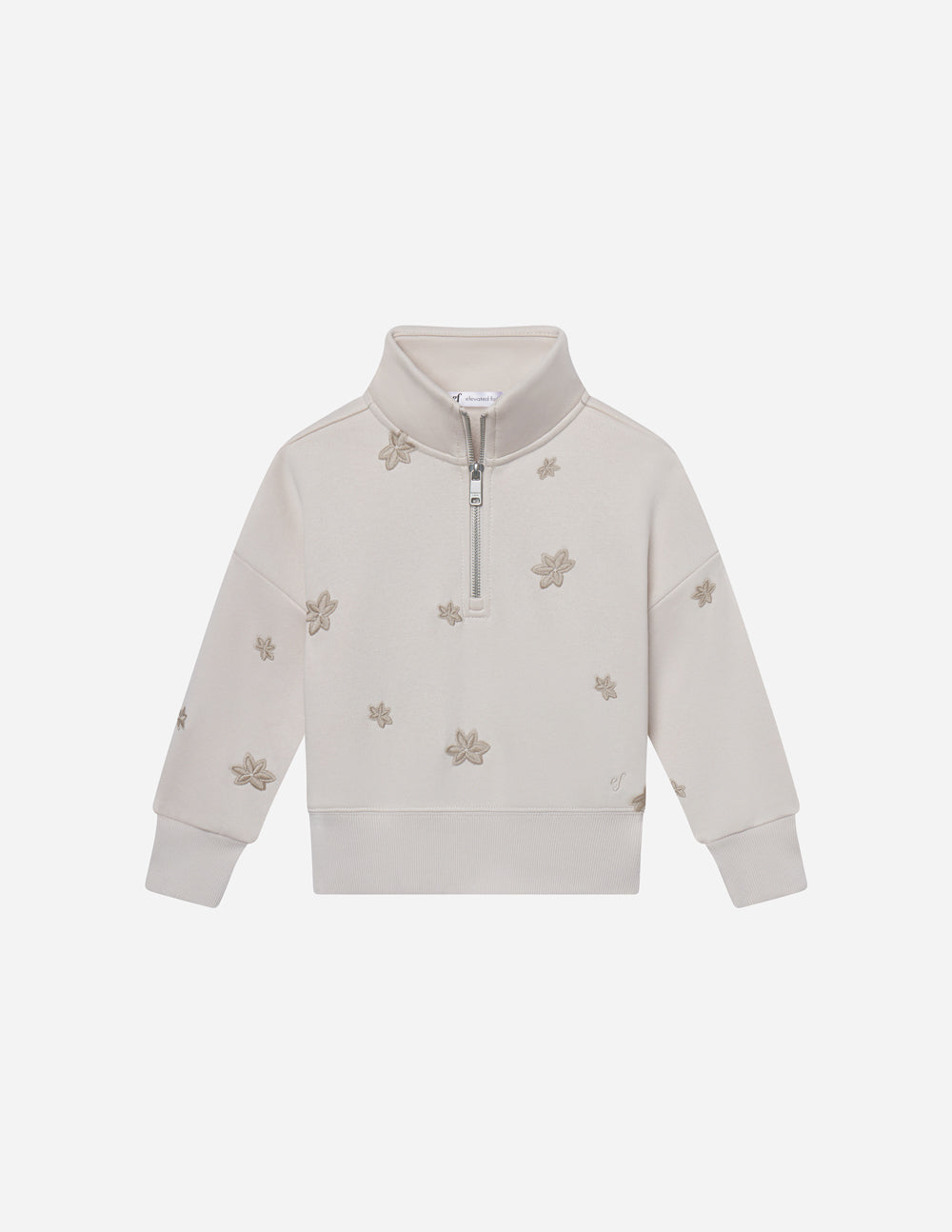 Fermina Floral Kids Half-Zip