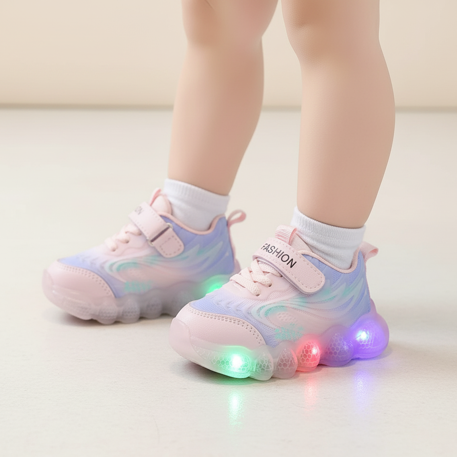 Glowing LED Light Sneakers Ages 2-6