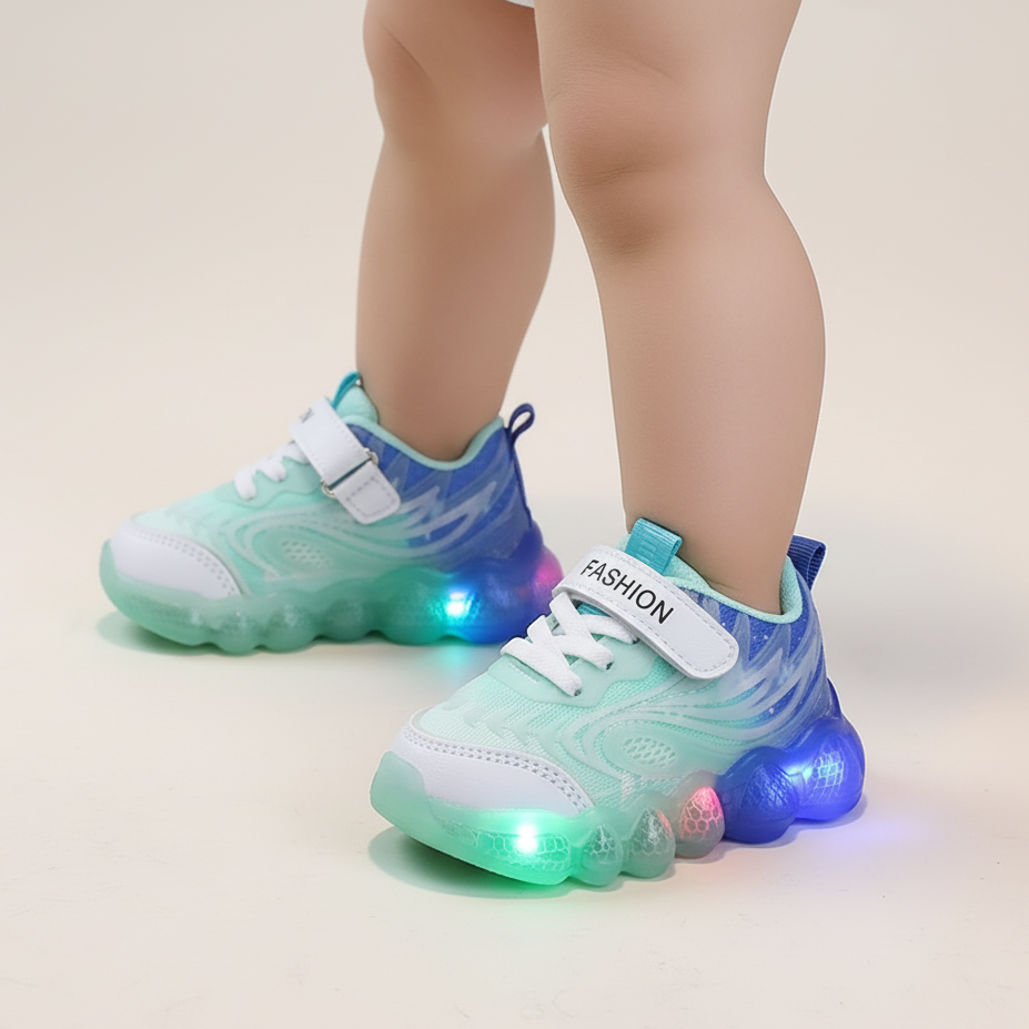 Glowing LED Light Sneakers Ages 2-6
