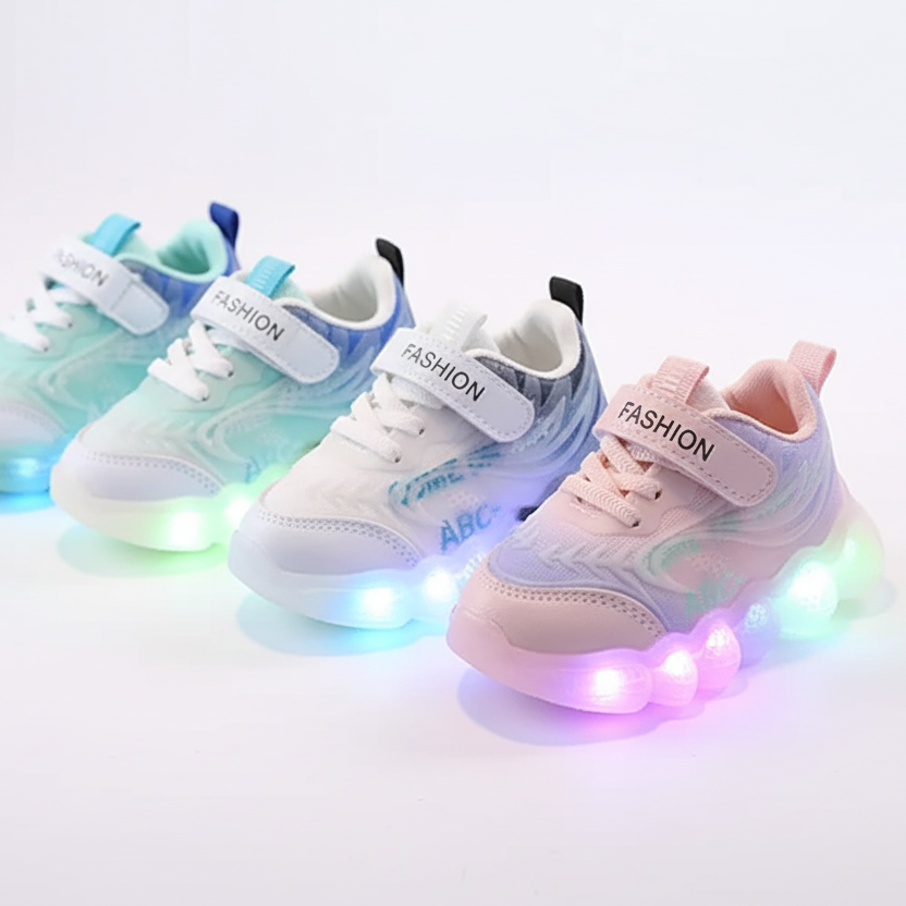 Glowing LED Light Sneakers Ages 2-6