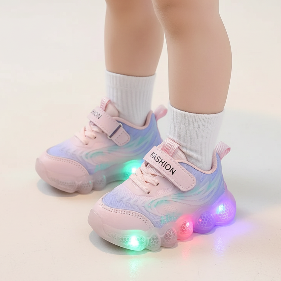Glowing LED Light Sneakers Ages 2-6