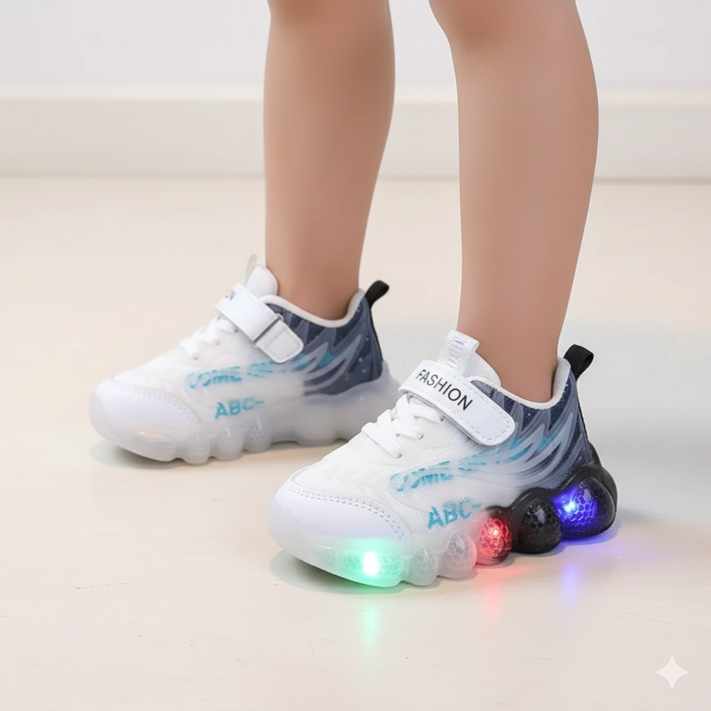 Glowing LED Light Sneakers Ages 2-6