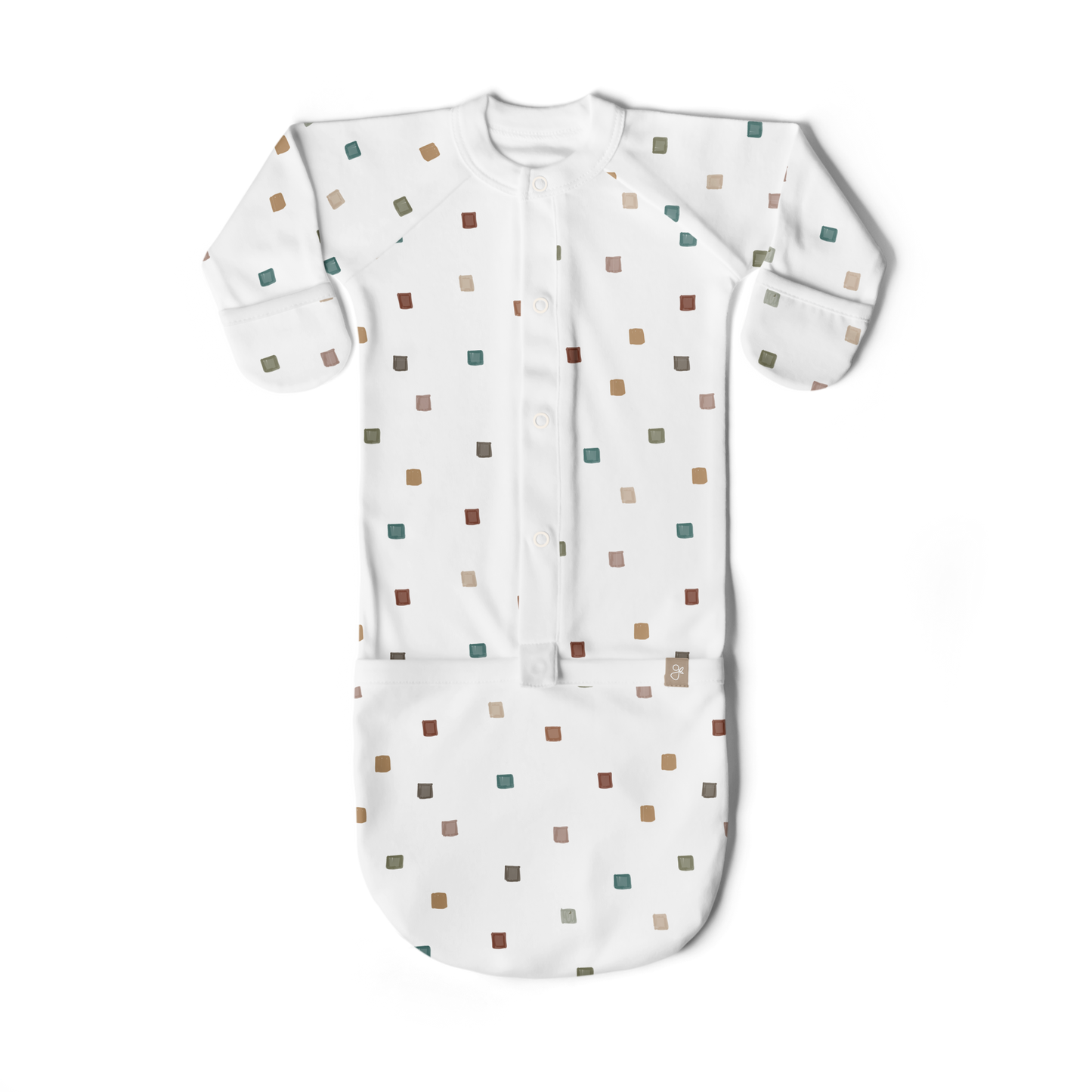 Andres Sleeper City Blocks Convertible Gown