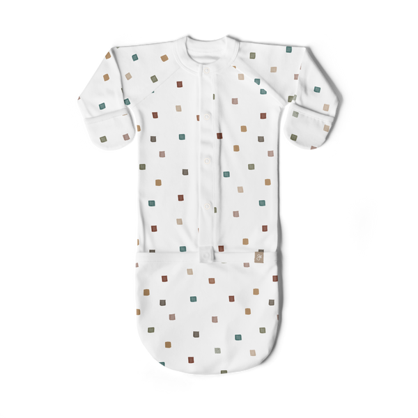 Andres Sleeper City Blocks Convertible Gown