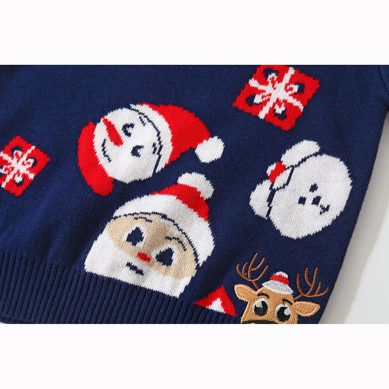 Polo Christmas Santa Claus Pullover Sweater