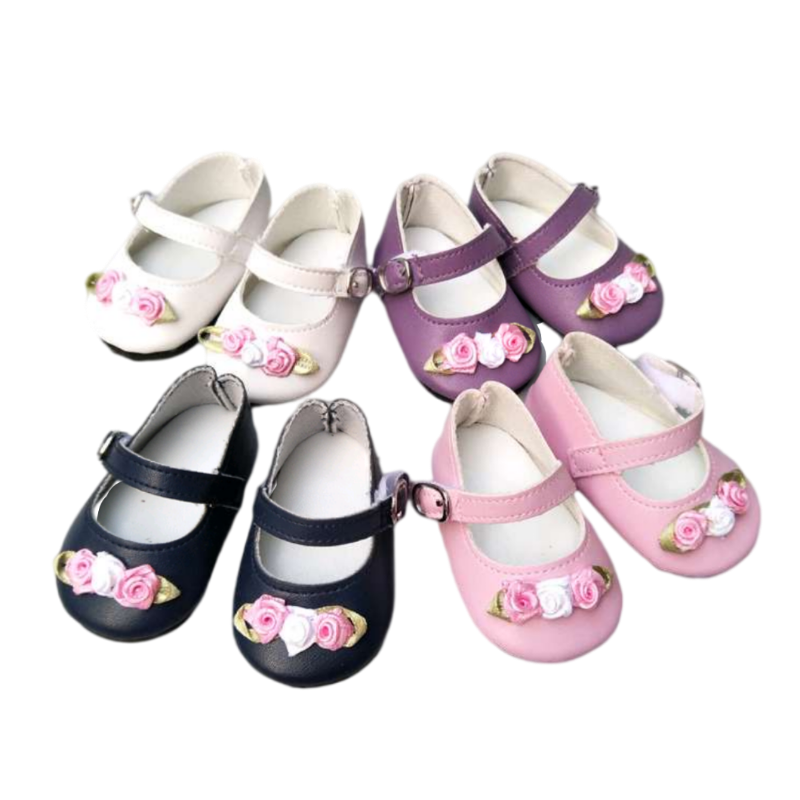 Baby Doll Shoes for 43cm Doll Shoes for 18 Inch Girl Doll Princess Shoes Toy  Accessories