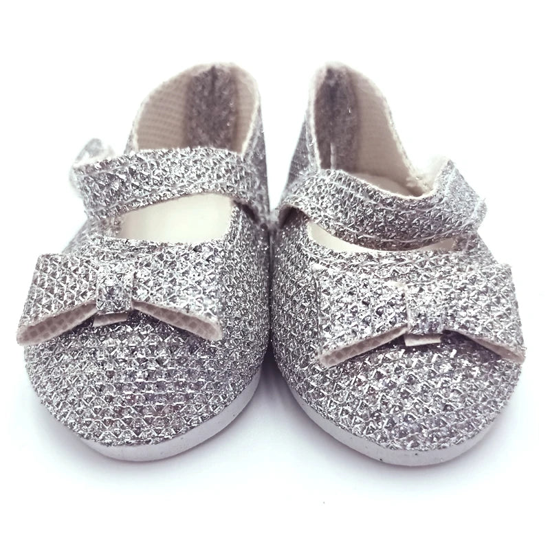 Baby Doll Shoes for 43cm Doll Shoes for 18 Inch Girl Doll Princess Shoes Toy  Accessories