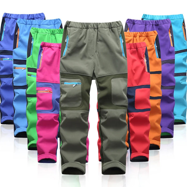 Liam Waterproof Boy Pants Warm Trousers Sporty Climbing