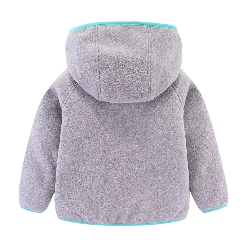 Bleinny Girls Hooded Fleece Jacket Windbreaker Zip up Reindeer Outerwear