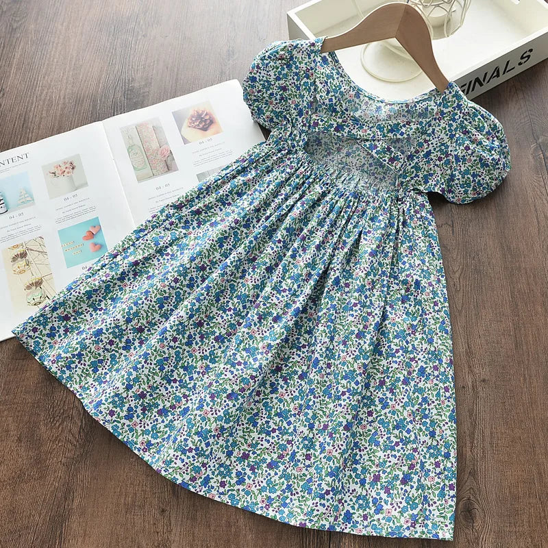 Bear Leader Floral Girls Dress Floral Kids Dresses Girls Princess Dress