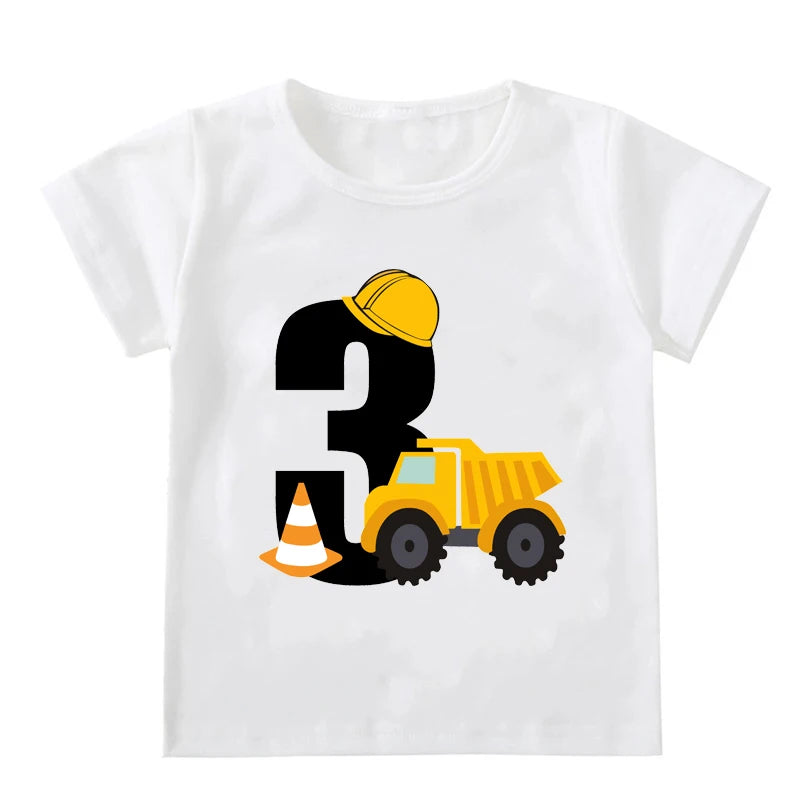 Ronald Boys T-shirts Short Sleeve Excavator Tees - GuGuTon baby store - Baby Fashion - Toddlers Outfits - Babies Outfits - Toddler Clothes - Kids Clothing - Newborn Clothes - Newborn Wear - Kids Wear - Trending Clothes - Trending Outfits - Fall Fashion - Winter Fashion - Girls Clothes - Boys Clothes - Babies Wear - Kids Accessories - KidsWear - Summer Clothes - Summer Fashion - Summer Trend - Falls Sweaters - Tops - Bottom - Jeans - Blouse - Dresses - Newborn Dresses - Toys