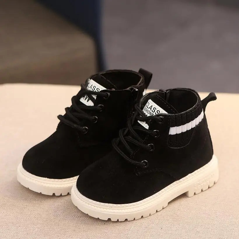 Children Casual Shoes Autumn Winter Boots Boys Shoes Fashion Leather Shoes