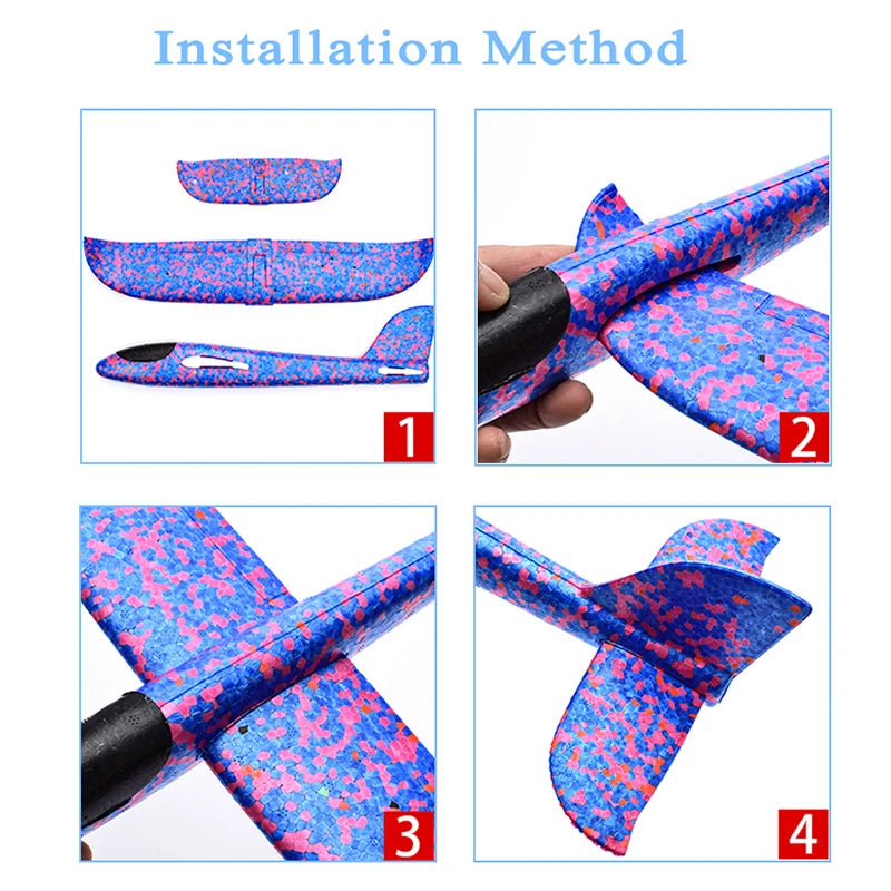 EVA Foam Aircraft Toy - 48cm Flight Glider for Kids