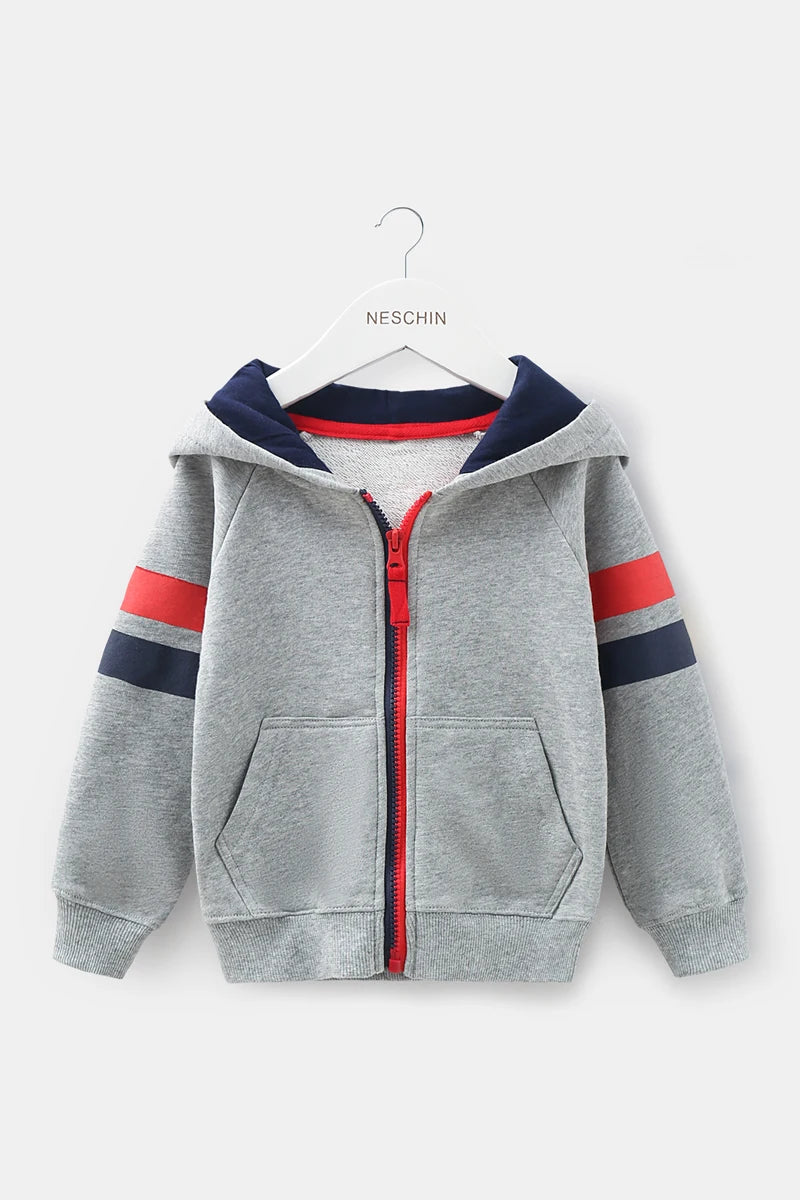 Xavier Cute Children’s Zipper Sweater