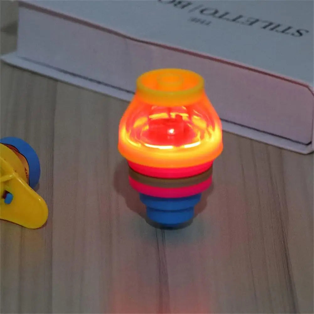 Light Up LED Toys Flashing Spinning Tops With Gyroscope Novelty Bulk Toys Sensory Toys