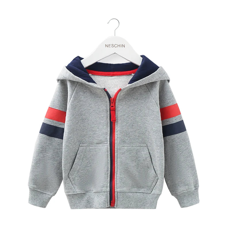 Xavier Cute Children’s Zipper Sweater