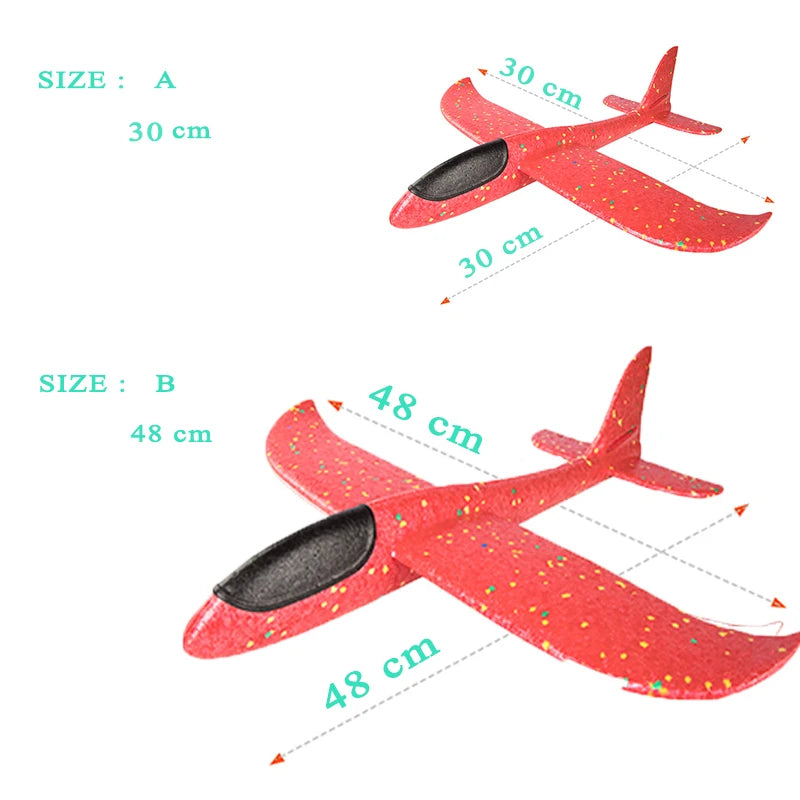 EVA Foam Aircraft Toy - 48cm Flight Glider for Kids