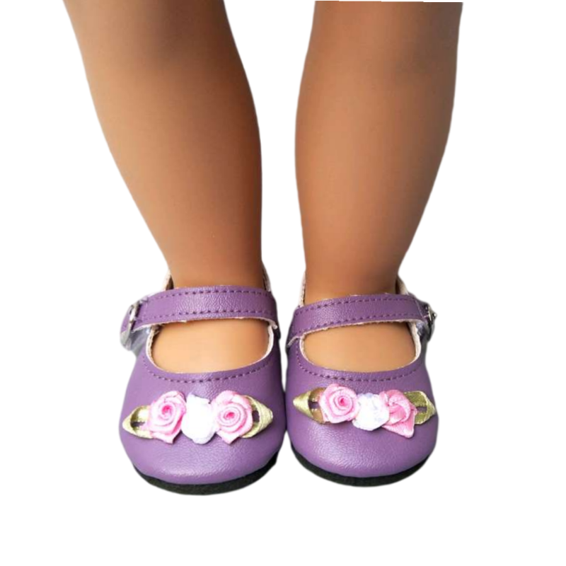 Baby Doll Shoes for 43cm Doll Shoes for 18 Inch Girl Doll Princess Shoes Toy  Accessories