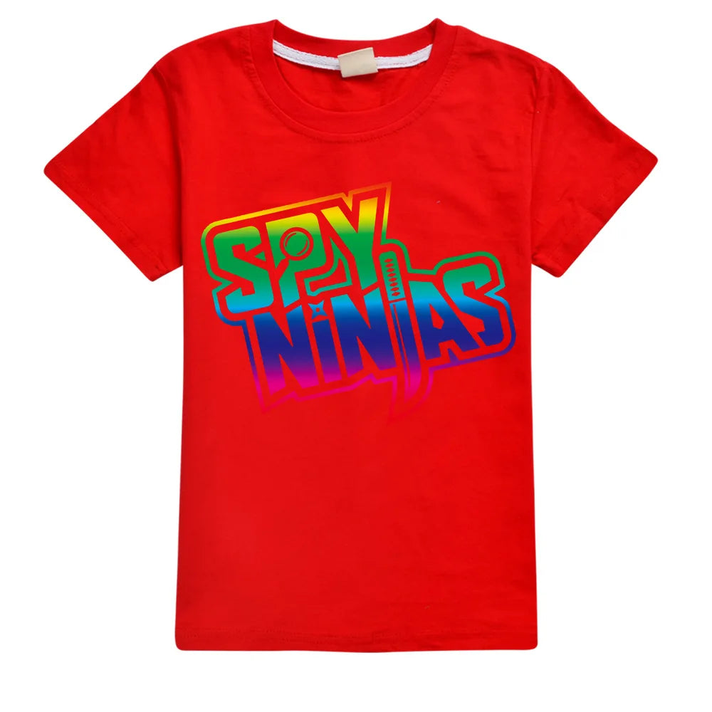 Daniel SPY NINJA Cartoon Casual O-Neck Tees - GuGuTon baby store - Baby Fashion - Toddlers Outfits - Babies Outfits - Toddler Clothes - Kids Clothing - Newborn Clothes - Newborn Wear - Kids Wear - Trending Clothes - Trending Outfits - Fall Fashion - Winter Fashion - Girls Clothes - Boys Clothes - Babies Wear - Kids Accessories - KidsWear - Summer Clothes - Summer Fashion - Summer Trend - Falls Sweaters - Tops - Bottom - Jeans - Blouse - Dresses - Newborn Dresses - Toys