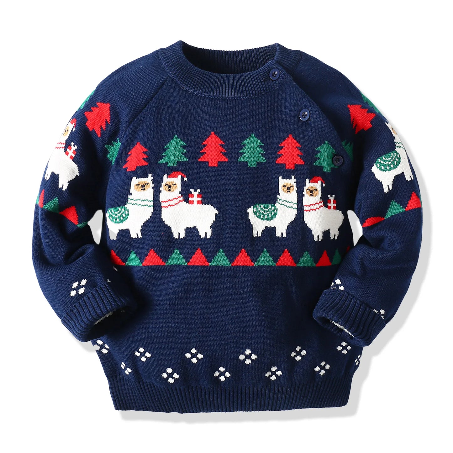 Polo Christmas Santa Claus Pullover Sweater