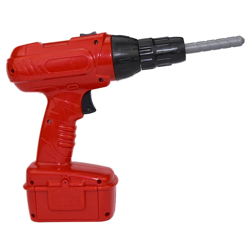 Tools Toys Electric Drill BO Simulation Screw Driver Kids Power Repair Tools Kits Children Pretend Play Sets Gift Toys for Boys