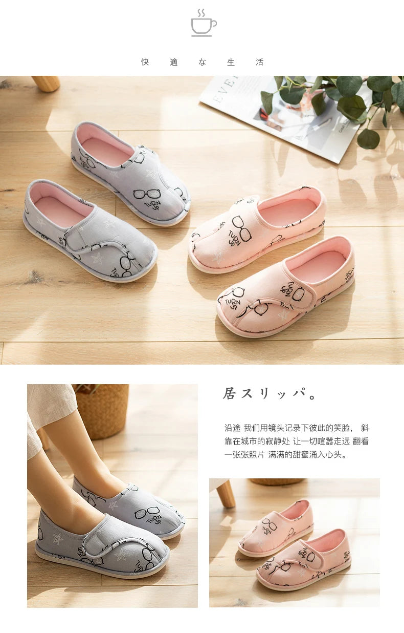 Spring Autumn New Cute Women  Comfort Slippers House Shoes