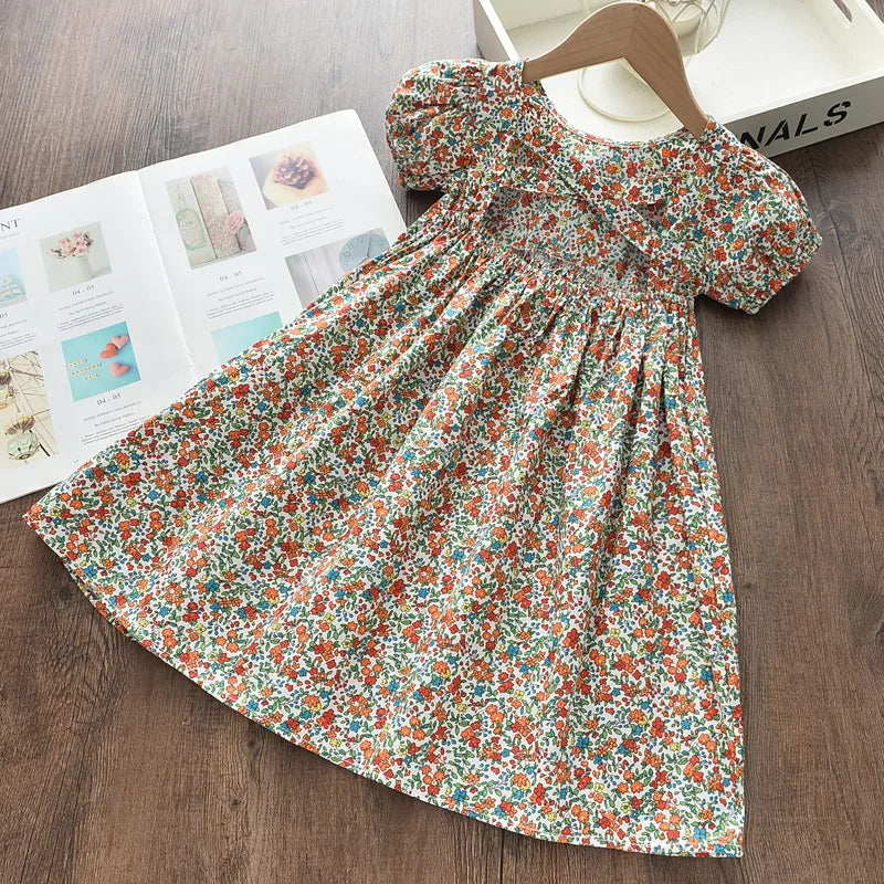 Bear Leader Floral Girls Dress Floral Kids Dresses Girls Princess Dress