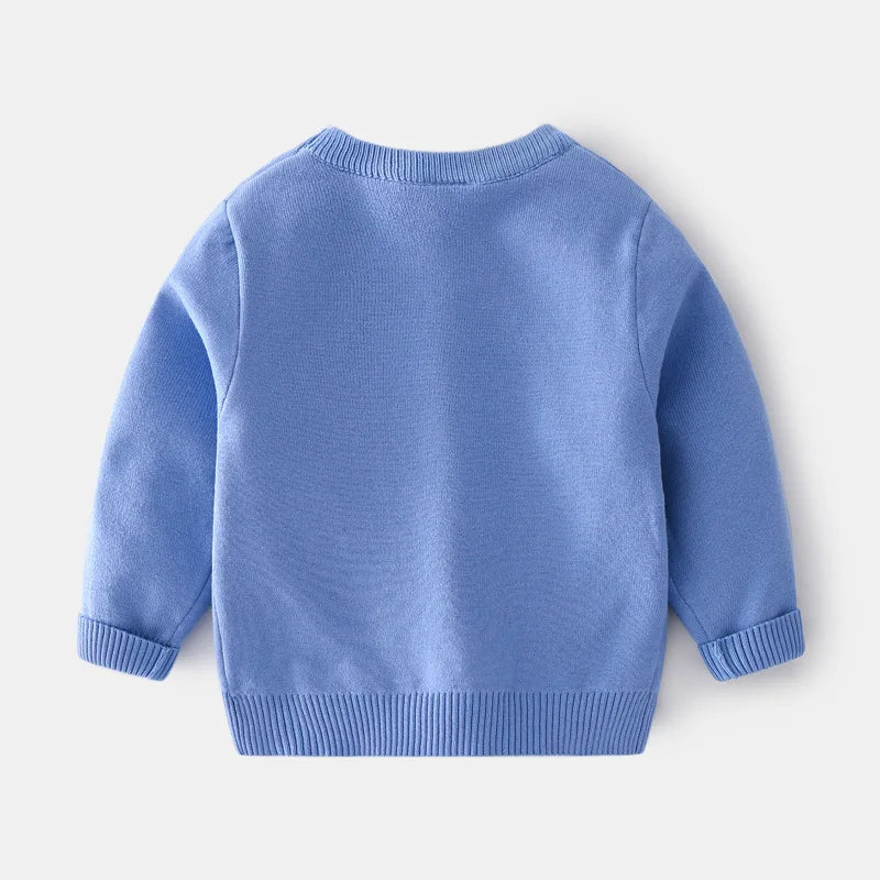 Bryant Thick O-neck Knitted Sweater - GuGuTon baby store - Baby Fashion - Toddlers Outfits - Babies Outfits - Toddler Clothes - Kids Clothing - Newborn Clothes - Newborn Wear - Kids Wear - Trending Clothes - Trending Outfits - Fall Fashion - Winter Fashion - Girls Clothes - Boys Clothes - Babies Wear - Kids Accessories - KidsWear - Summer Clothes - Summer Fashion - Summer Trend - Falls Sweaters - Tops - Bottom - Jeans - Blouse - Dresses - Newborn Dresses - Toys