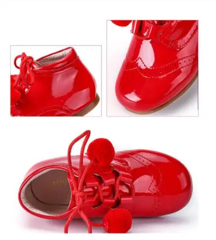 Girls Shoes 2021 Autumn / Winter Baby Toddler Genuine Leather Ankle Boots Girls