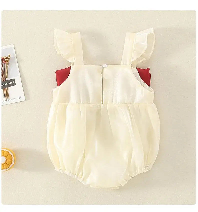 New Baby Girl Dress Summer Child Sweet Princess Infant Twins Party Wedding Children Clothing Birthday Gift Bowknot Bebe Ropa