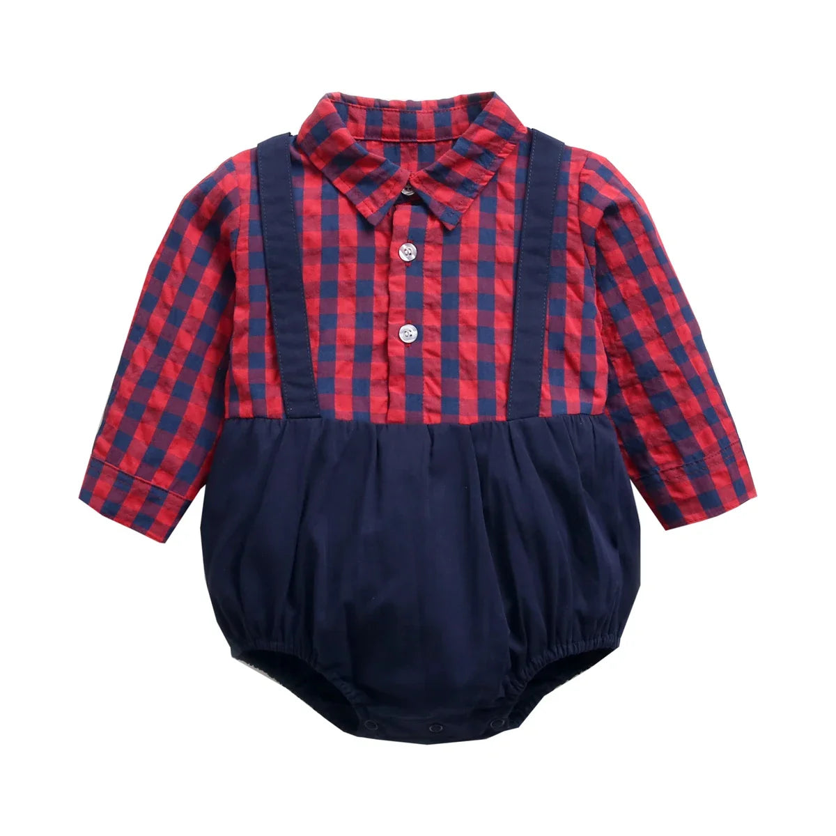 Boys Button Up Bodysuit